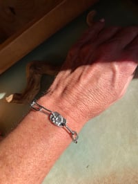 Image 5 of Silver Paw Bracelet 