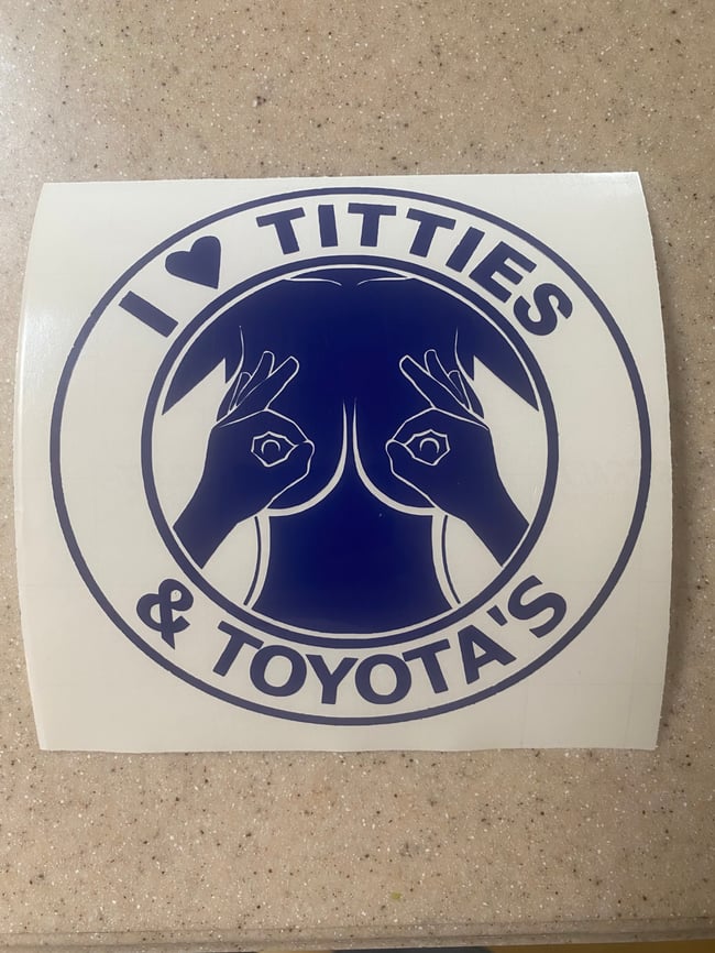 I Love Titties - I Love Titties - Sticker
