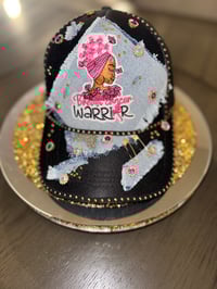 Image 1 of Breast Cancer Warrior Trucker Hat