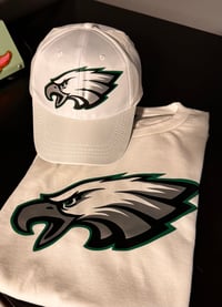 Eagles Logo white Tshirt and cap