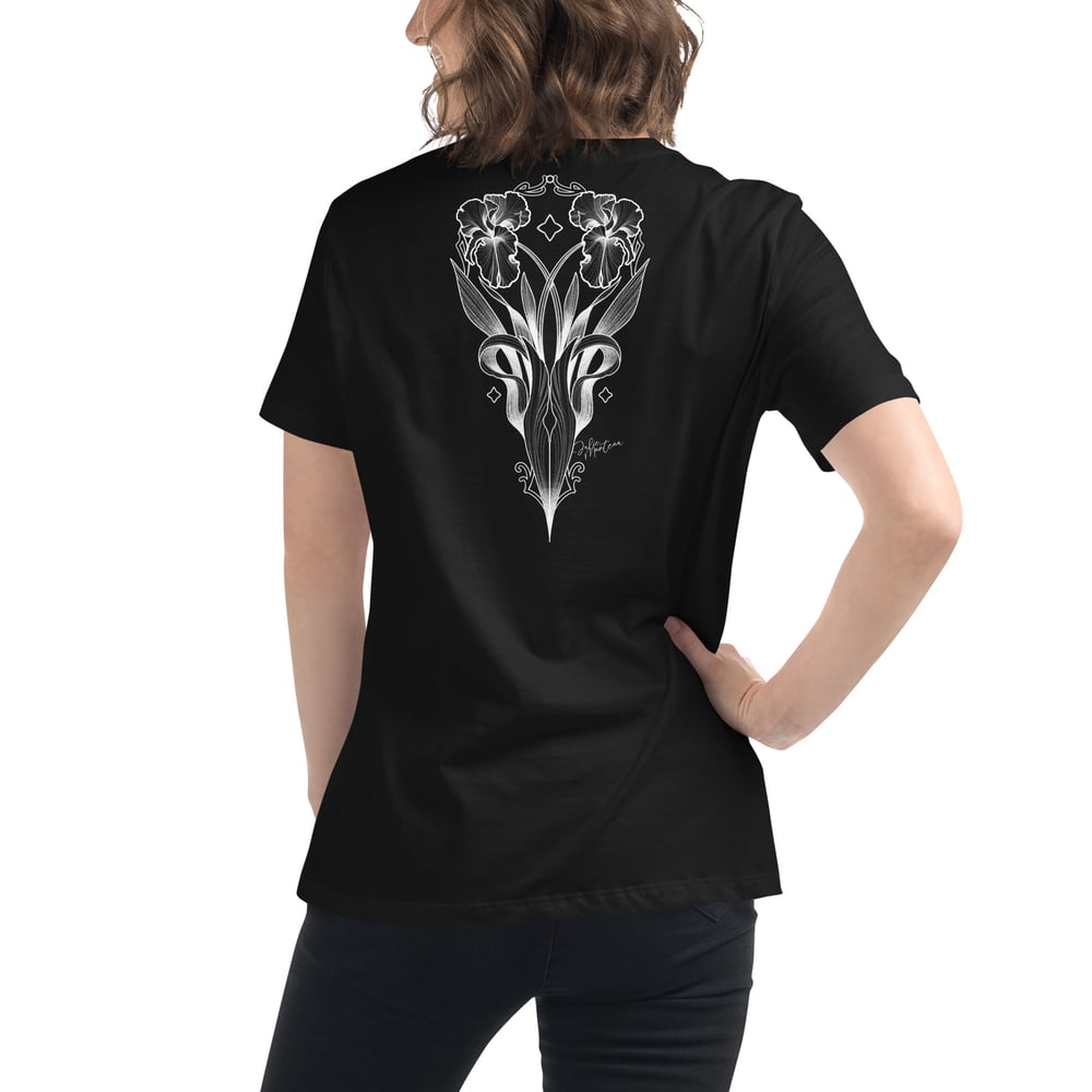Image of Iris Flowers - Women's Relaxed T-Shirt