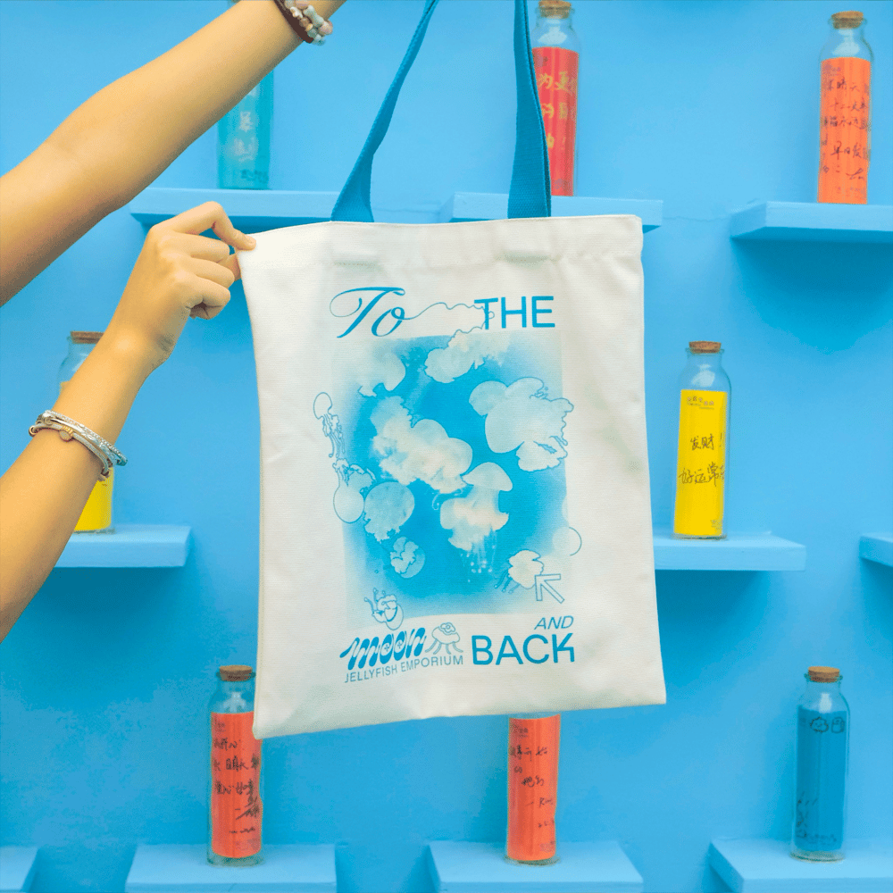 Image of MOON JELLYFISH TOTE BAG