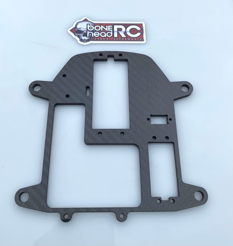 BoneHead RC upgraded carbon fibre rovan baja sym servo plate