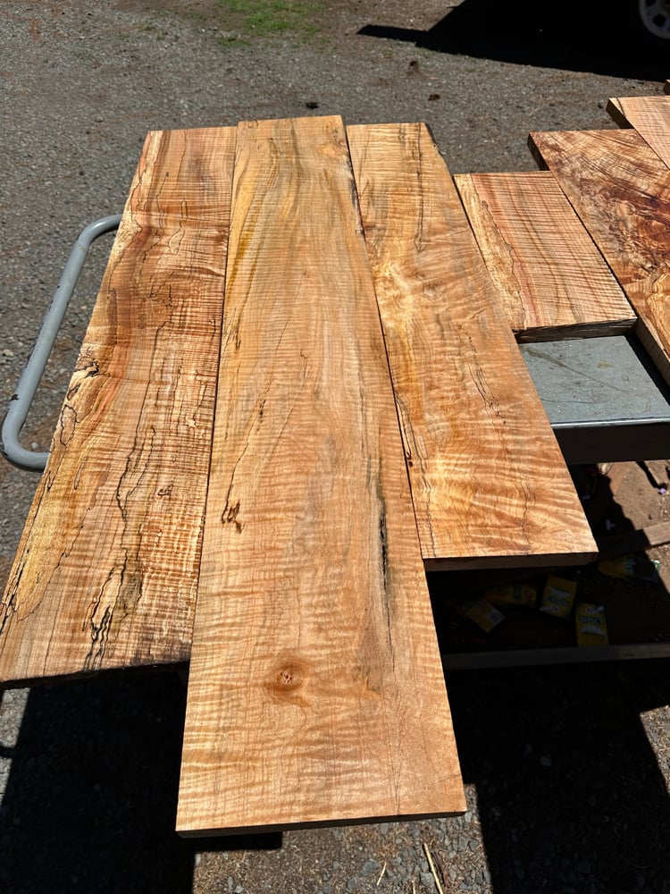 Figured shorts, shorts, and by the pound wood