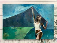 Image 5 of Painting / maleri / "Et øjeblik XI – I shaped the world for you" / 90x130 cm