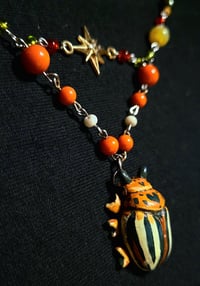 Image 2 of Beetle Necklace