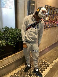 Image 2 of RISK TAKERZ 1.0 HOODED TRACKSUIT-GREY