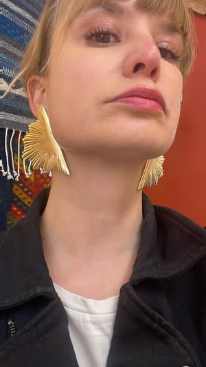 Image of Sun ray earrings 