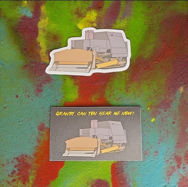 391. Killdozer Anniversary Stickers