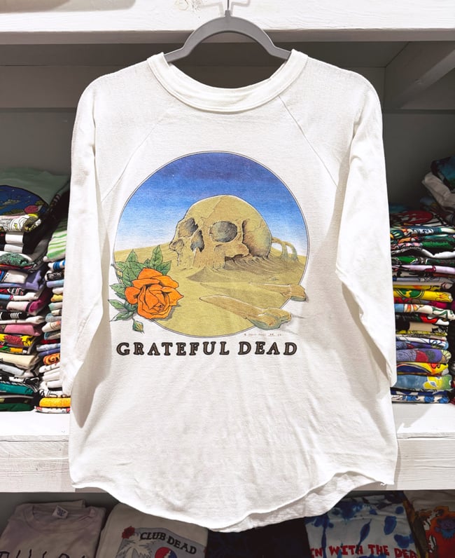 Grateful Dead 1981 European Tour Ringer Shirt - Fits M/L