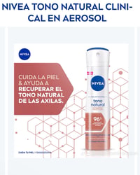Image 2 of Nivea Clinical Desodorante 96 hour aerosol Spray