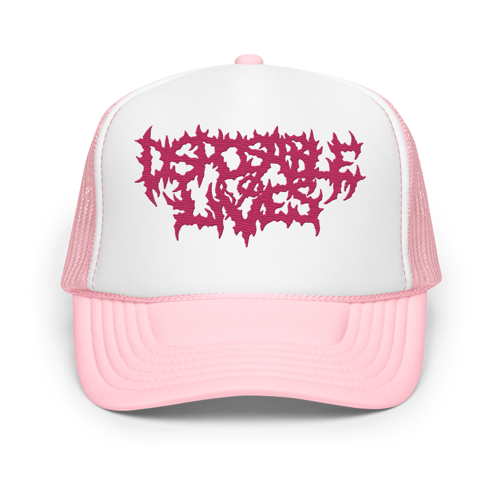 pink hxc trucker hat