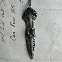Image 2 of  Crystal dagger necklace