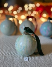 Image 4 of Marbled Ornaments - Wish