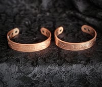 Image 2 of Copper Magnetic Cuff Bracelet