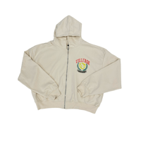 Image 2 of Villi'age Collegiate Crop Zip Hoodie 