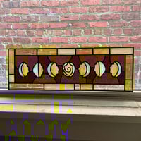 Image 1 of Stained glass deviled egg phase panel no. 7