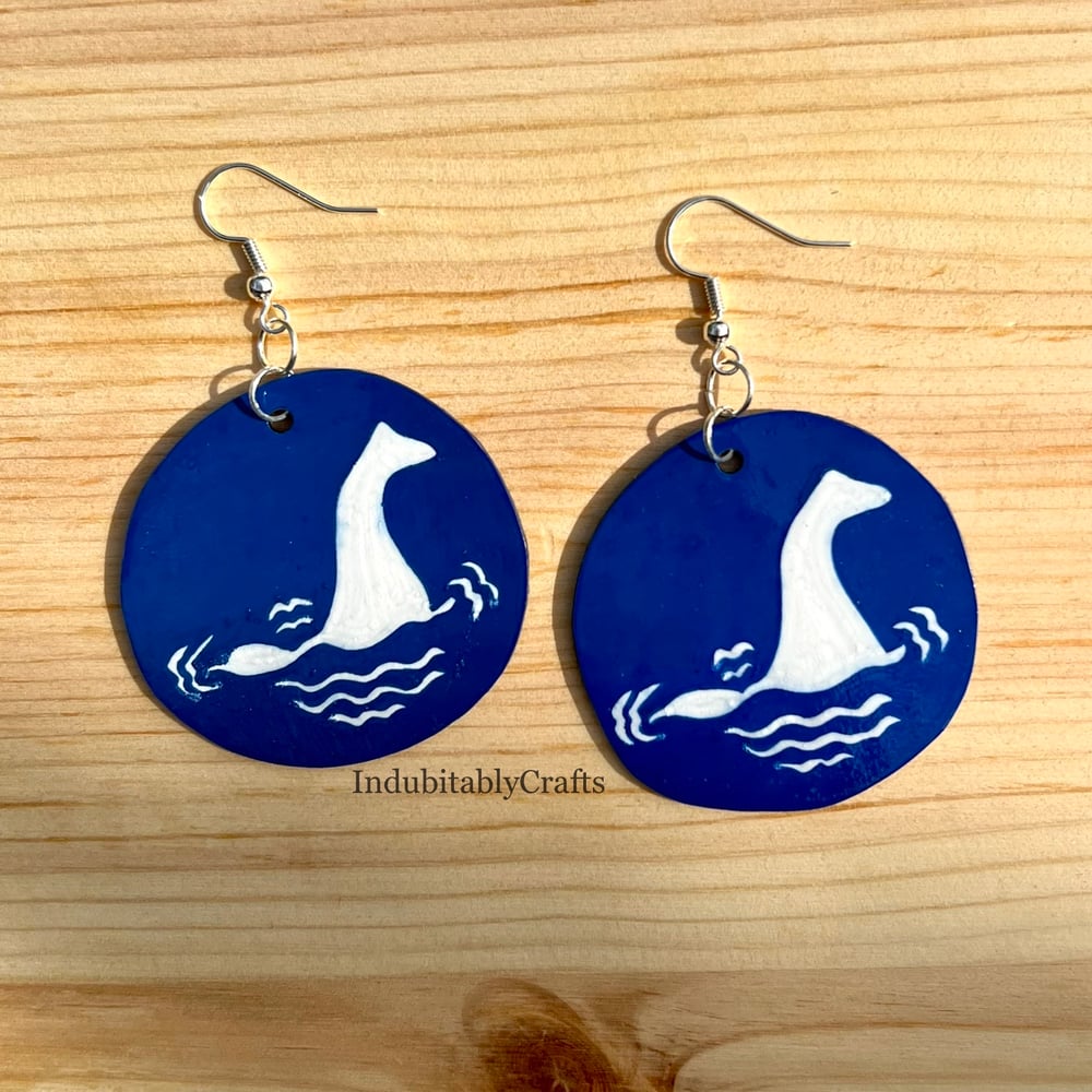 Loch Ness Monster Earrings