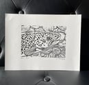 Image 1 of Brown Trout Lino Print