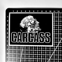 Image 2 of Carcass Anatomical Skinless Head Glossy Finish LAMINATED Vinyl Sticker