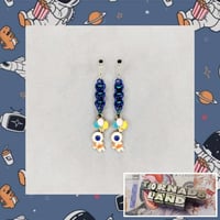 Floating Spaceman Earrings