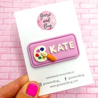 Name Badge - Artist / Art Teacher / Kinder Teacher 