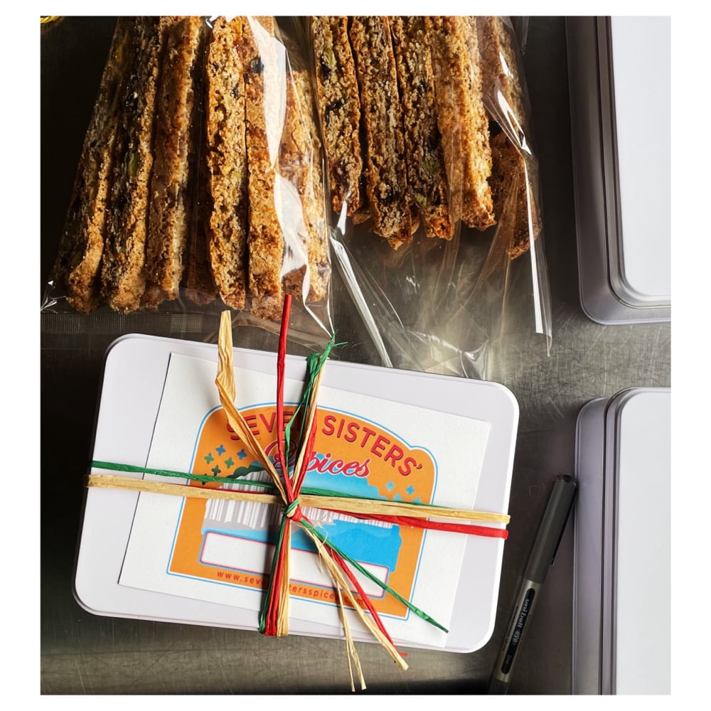 Image of Spiced Fruit & Nut Biscotti Tin