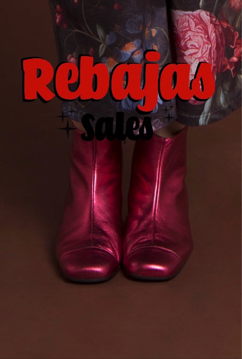 Image of REBAJAS-SALES -40% Botin ciruela metalizado