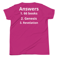 Image 16 of Unisex Youth Short Sleeve T-Shirt (Bible trivia 1)