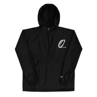 Image 1 of Olympia Logo Embroidered Champion Packable Jacket - White Logo