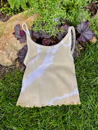 Image 1 of Marigold ribbed crop tank