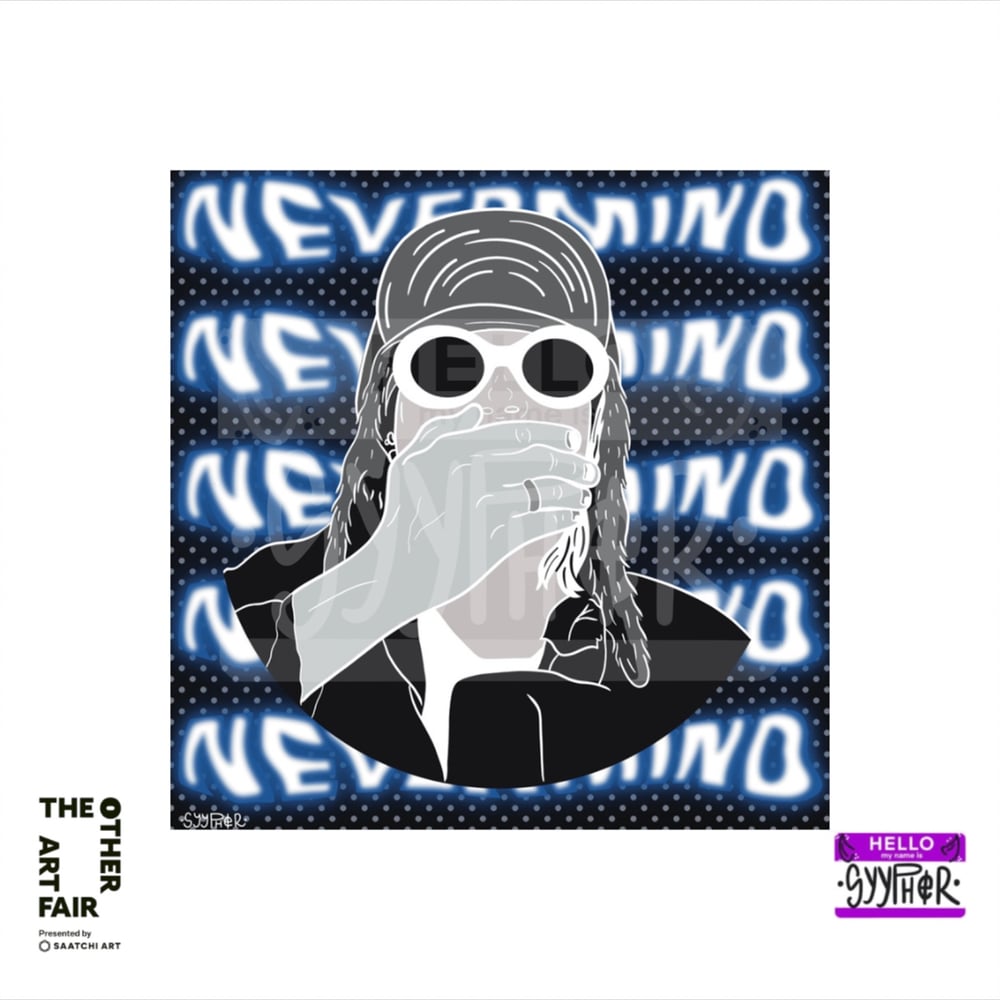 "Nevermind" 12" x 12" Digital Print