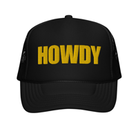 Foam trucker hat- Yellow/Black