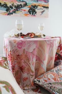 Image 1 of Kelsie Rose Art tablecloth/ throw ‘Pretty Little Thing’