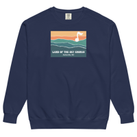 Image 3 of Land of the Sky Unisex Garment-dyed Sweatshirt