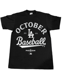 Los Angeles October Baseball black shirt
