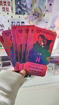 Image 2 of HOPE ON THE STAGE CONCERT FAN MADE TICKET