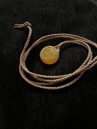 Image 4 of Amber love heart pendant 