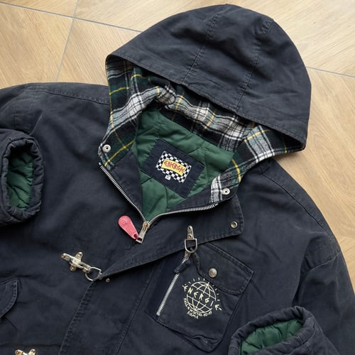 Image of 2000s Energie Fireman Clasp Padded Jacket, Size XL