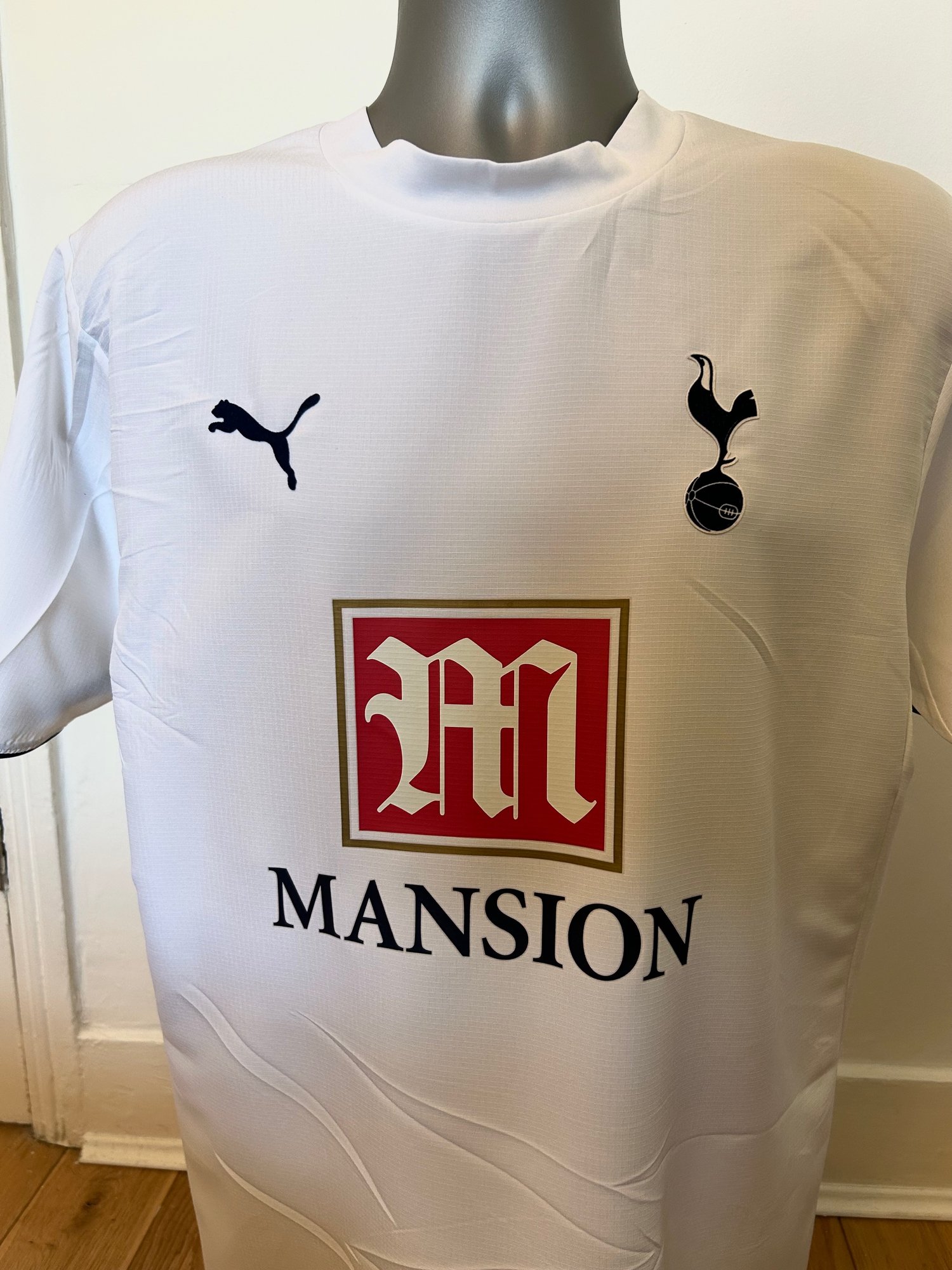 Image of Tottenham Hotspur “DAVIDS 5” 2006/07 Home Shirt + UEFA patch (M) 