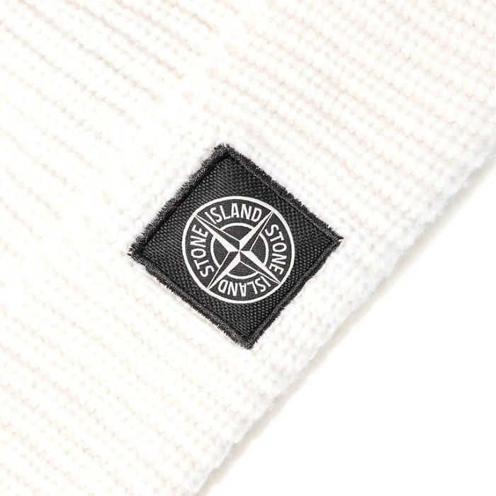 Image of STONE ISLAND  N10B5 RWS GEELONG WOOL NATURAL WHITE