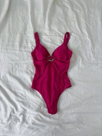 Image 4 of Vintage pink swimsuit // 38