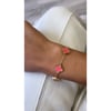 Pink Clover Bracelet 