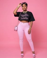 Image 2 of Somebody’s Fine Ass Daughter Cropped T-shirt 🌸