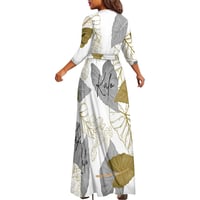 Image 2 of Women’s V Neck Maxi Dress White