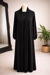 Image 1 of Layali Pleated Abaya 4-Piece Set