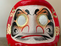 Image 3 of  Classic Takasaki Handcrafted Red Daruma Doll