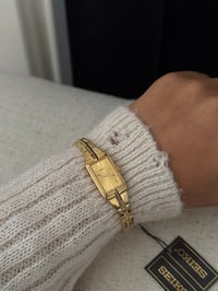 Image 3 of Vintage SEIKO Dainty Gold Rectangular Dial 🍇NEW with Tag IN BOX✨