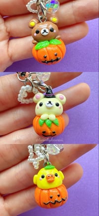 Image 5 of Halloween Rilakkuma Polymer Clay Charm Set