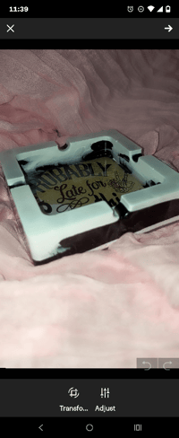 Image 2 of Probably Late for Something Resin Decor